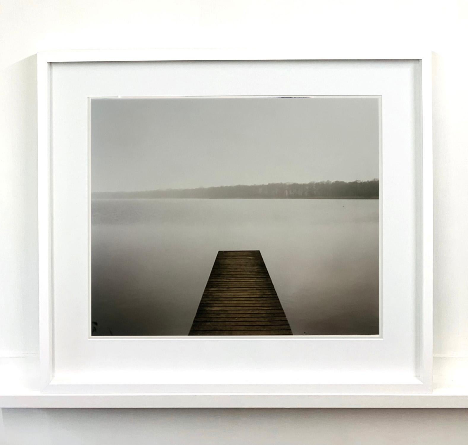 Barton Broad, Norfolk - Neutral waterscape monochrome photography - Photograph by Richard Heeps