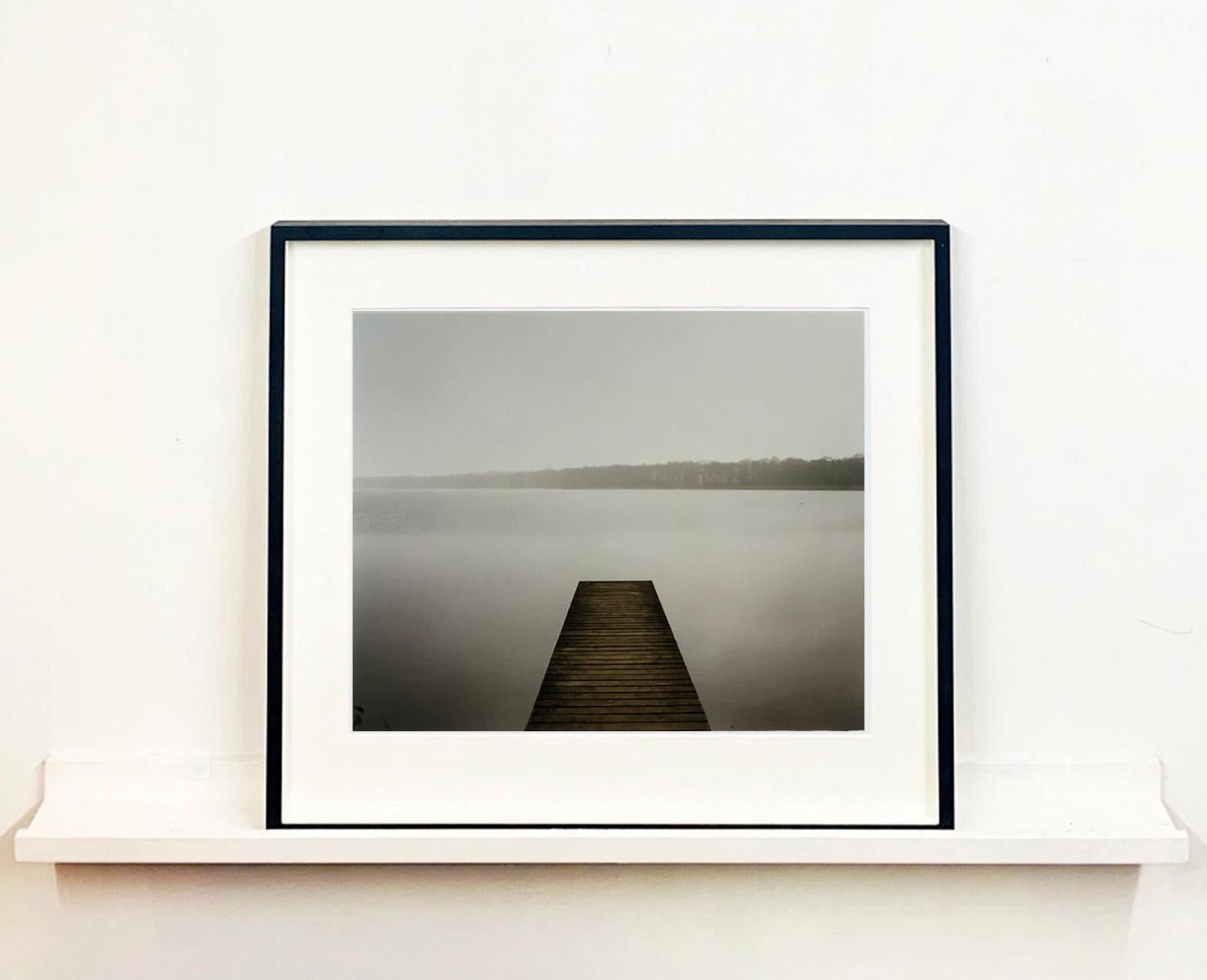 Barton Broad, Norfolk - Neutral waterscape monochrome photography - Contemporary Photograph by Richard Heeps