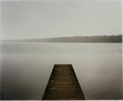 Barton Broad, Norfolk - Neutrale, monochrome Wasserlandschaftenfotografie