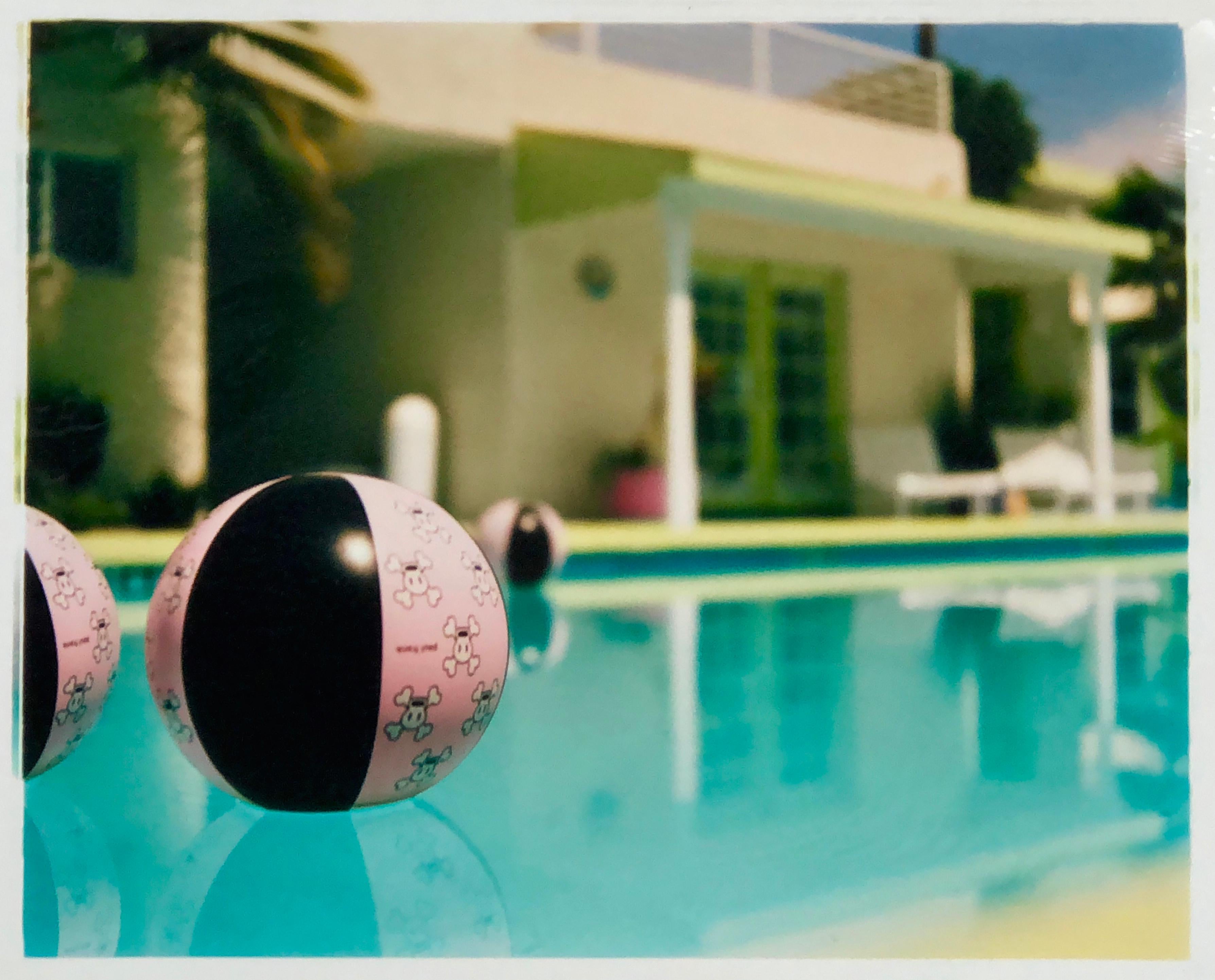 Richard Heeps Color Photograph - Beach Ball, Ballantines Movie Colony, Palm Springs, California - Color Photo