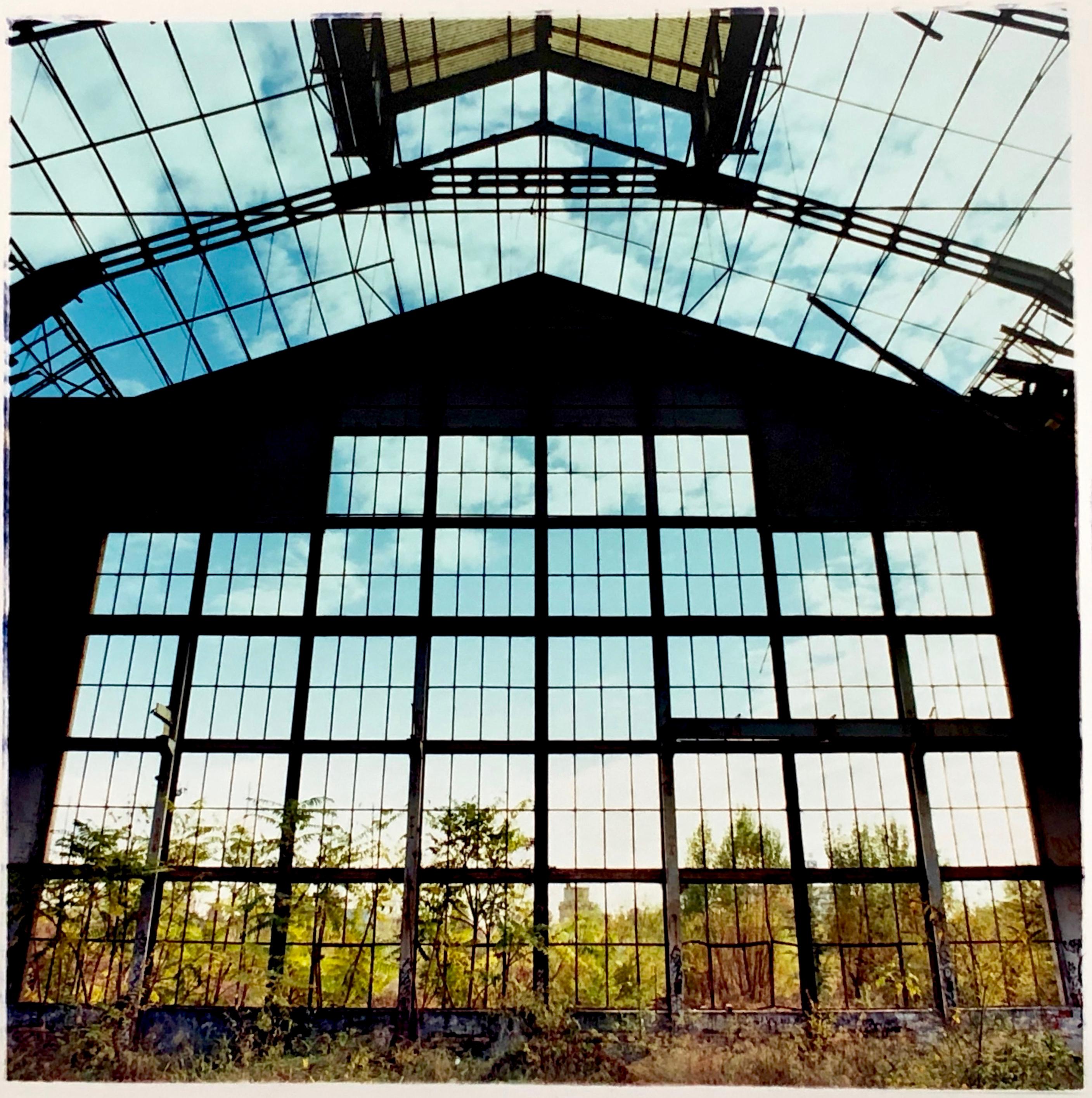 Richard Heeps Print - Big Window, Lambrate, Milan - Industrial architecture Italian color photography