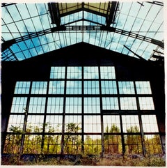 Used Big Window, Lambrate, Milan - Industrial architecture Italian color photography