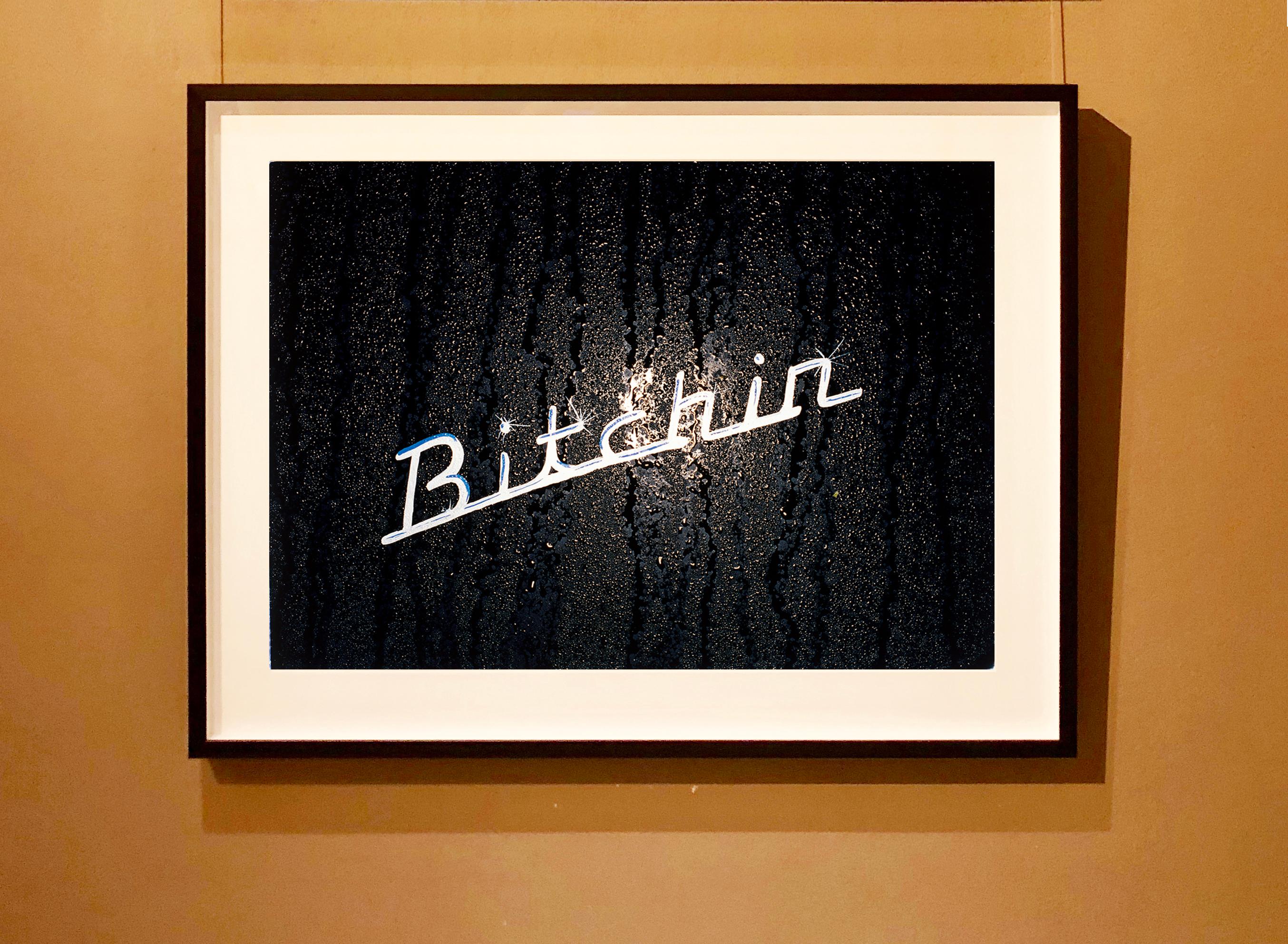 Bitchin', Hemsby, Norfolk - Photographie graphique typographie couleur pop art - Pop Art Print par Richard Heeps