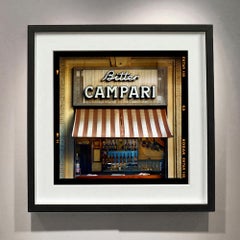 Bitter Campari, Milan - Square Framed Italian Typography Photograph