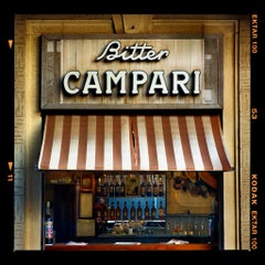 Bitter Campari, Milan - Square Framed Italian Typography Photograph