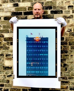 Blue Martini (Film rebate), Milan - Italian Architecture Color Photography