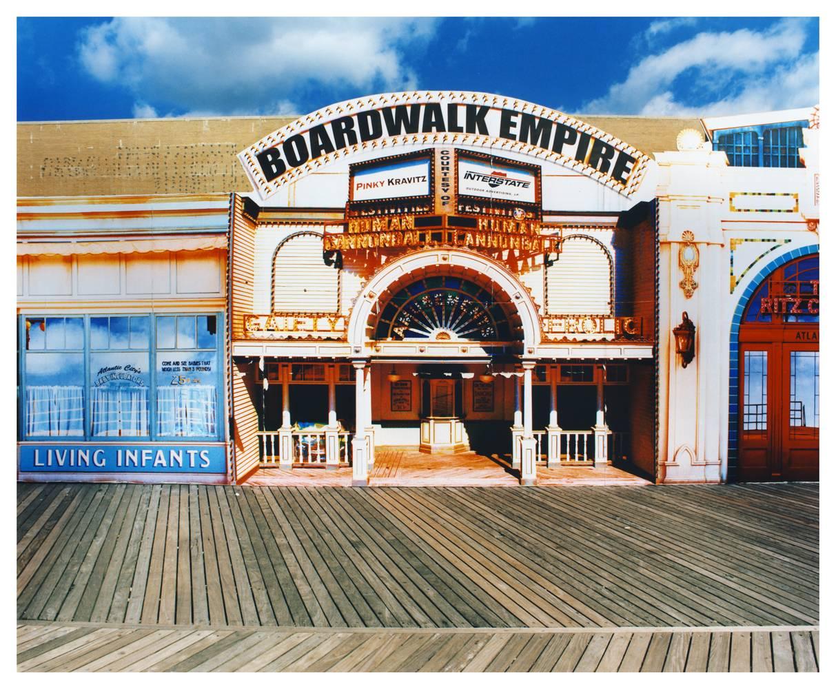 Richard Heeps Print - Boardwalk Empire in the Sun, Atlantic City, New Jersey - American Color Photo