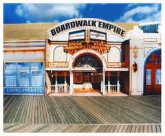 Boardwalk Empire in the Sun, Atlantic City, New Jersey - American Color Photo