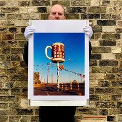 Bob's Root Beer, Fallon, Nevada - Photographie couleur américaine en bord de route