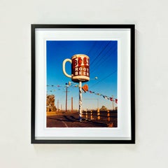 Bob's Root Beer, Fallon, Nevada - American Roadside Color Photograph Framed