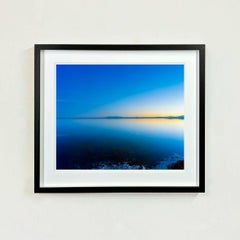 Bonneville Salt Flats, Utah - Blue American Landscape Color Photograph