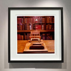 Book Easel - John Rylands Library, Manchester - Vintage Interior Color Photo