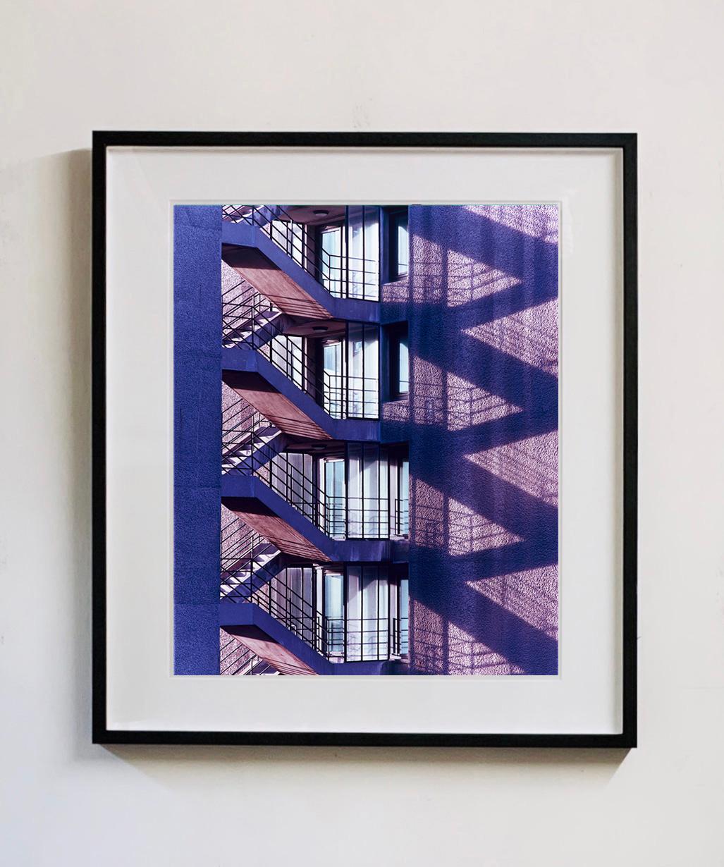 Brutalist Symphony II, London - Conceptual, architectural, color photography - Print by Richard Heeps