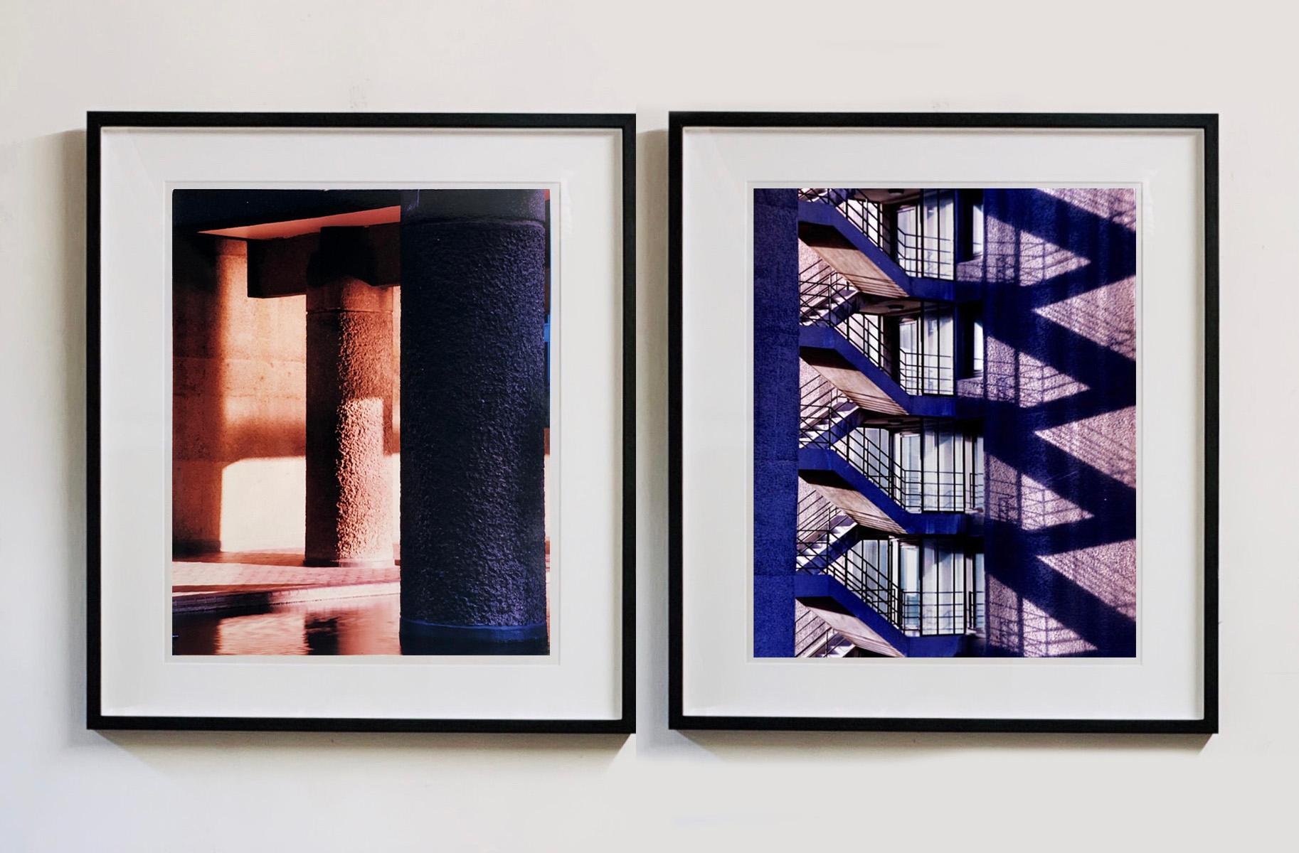 'Brutalist Symphony', photographed on London's Barbican Estate. There is a subtle beauty in the light and colour of this conceptual architectural photograph of the famous Brutalist landmark.
