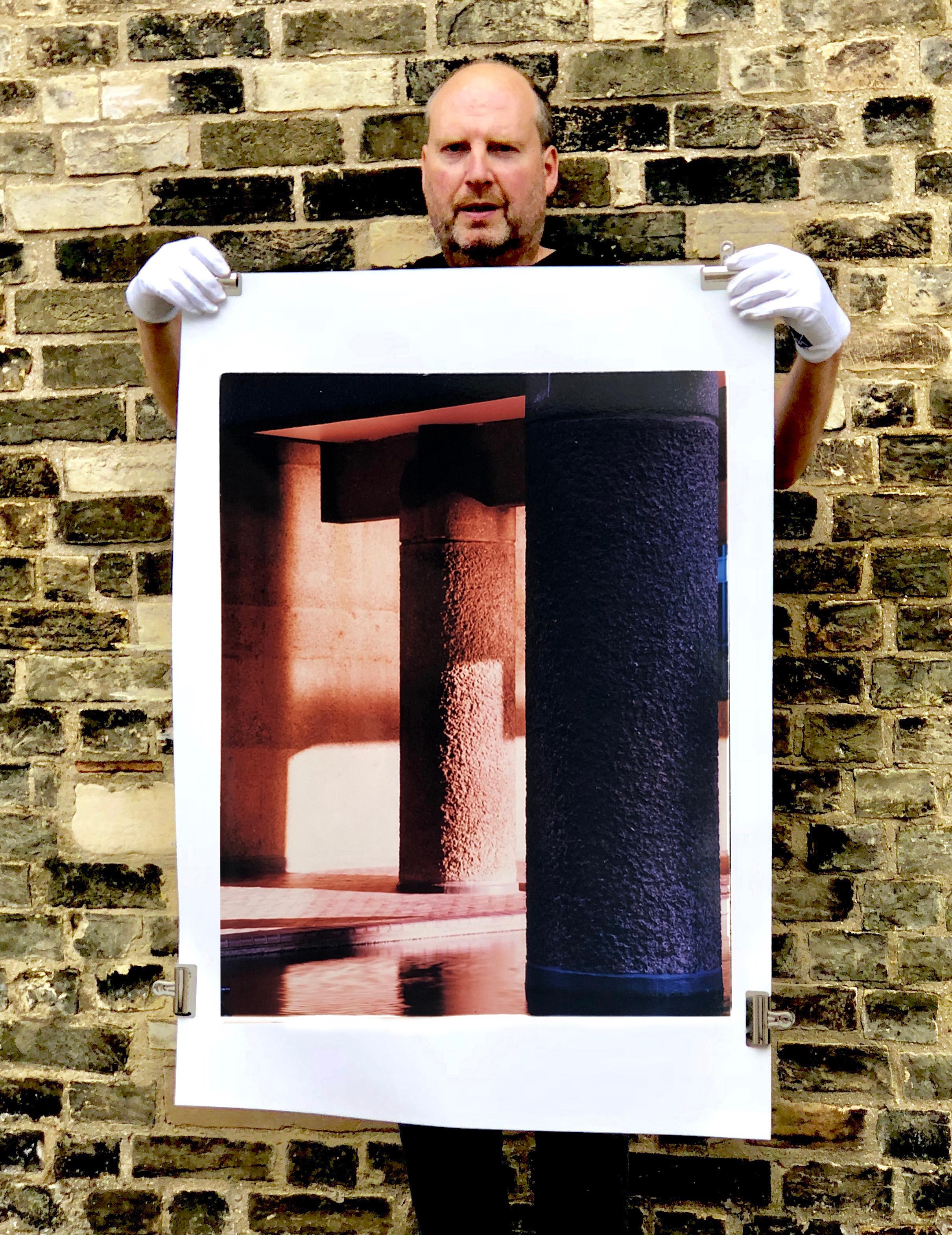 Brutalist Symphony, London - Conceptual, architectural, color photography - Print by Richard Heeps