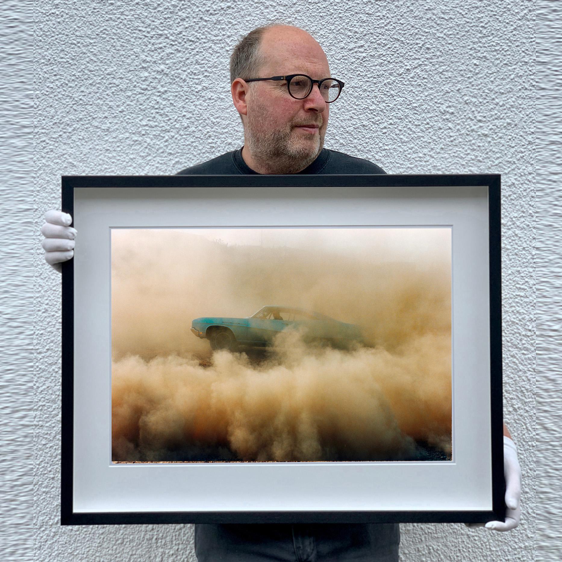 Buick in the Dust, Hemsby, Norfolk - Set of Four Framed Car Photographs For Sale 6