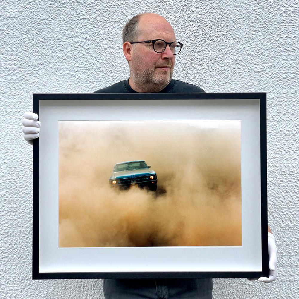 Buick in the Dust, Hemsby, Norfolk - Set of Four Framed Car Photographs For Sale 7