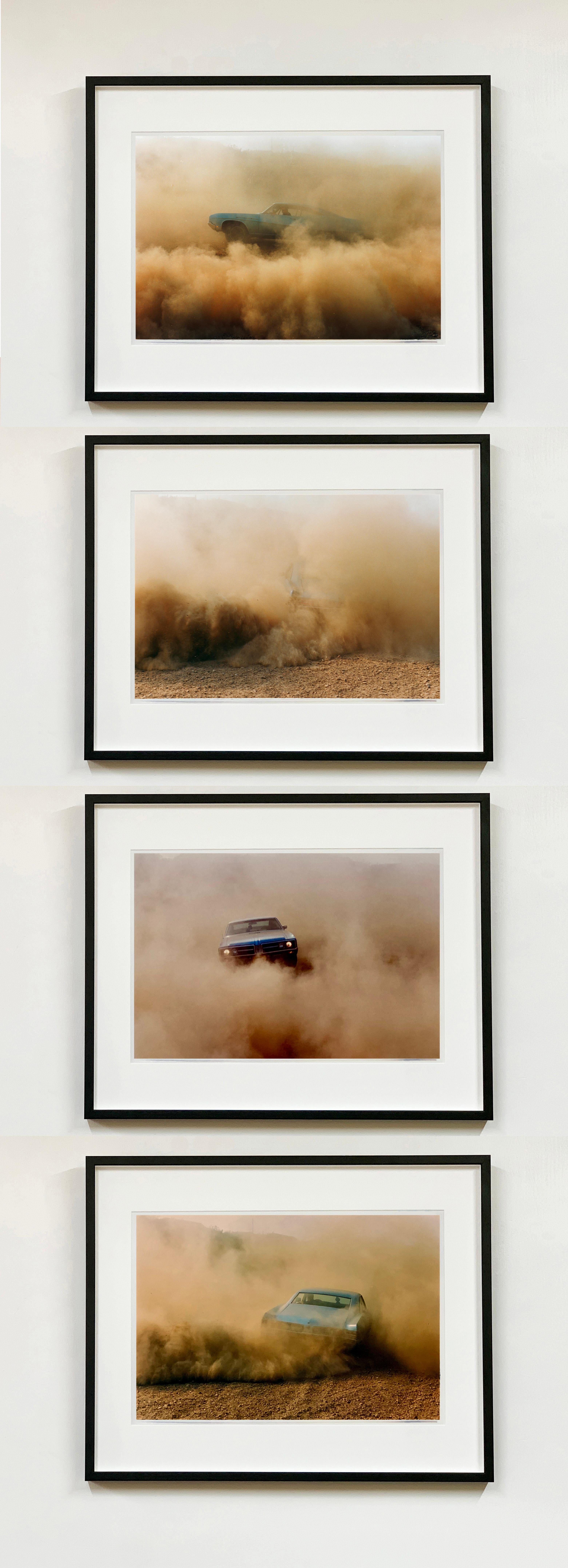 Buick in the Dust, Hemsby, Norfolk - Set of Four Framed Car Photographs For Sale 9