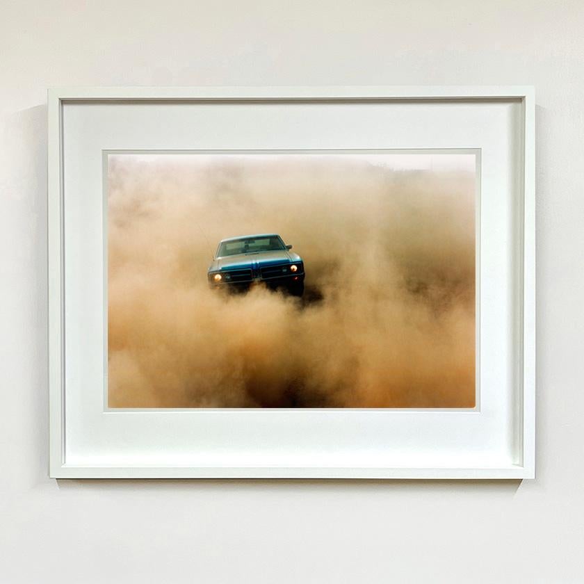 Buick in the Dust, Hemsby, Norfolk - Set of Four Framed Car Photographs For Sale 2