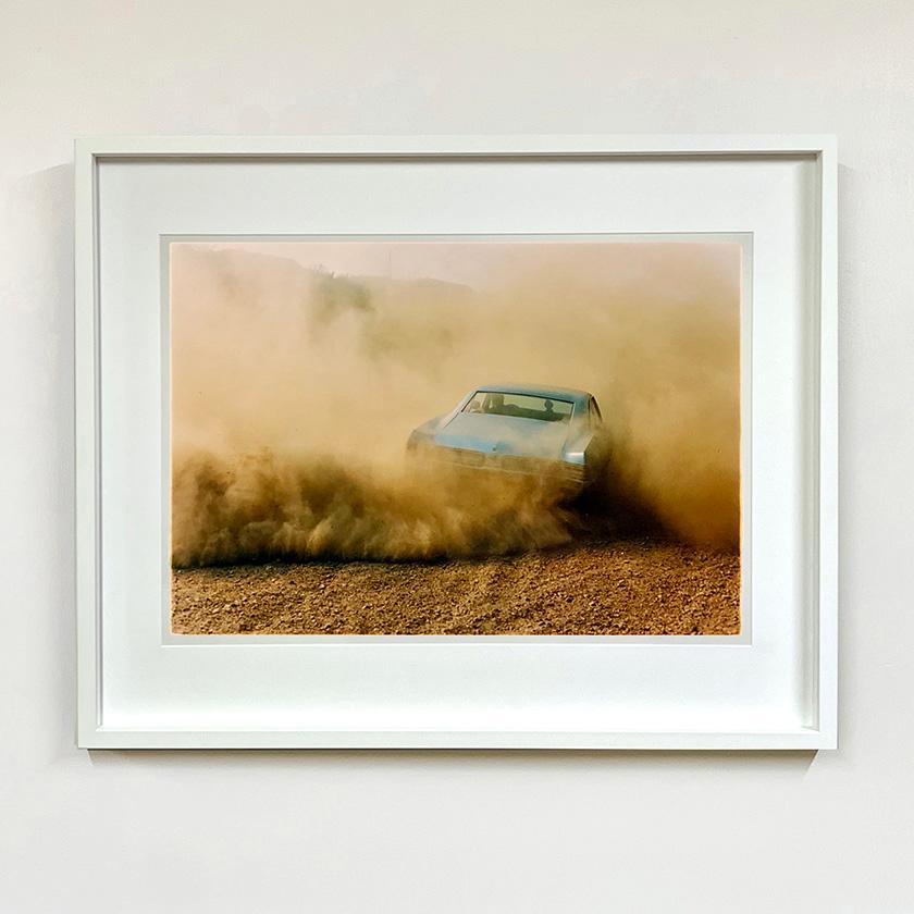 Buick in the Dust, Hemsby, Norfolk - Set of Four Framed Car Photographs For Sale 3
