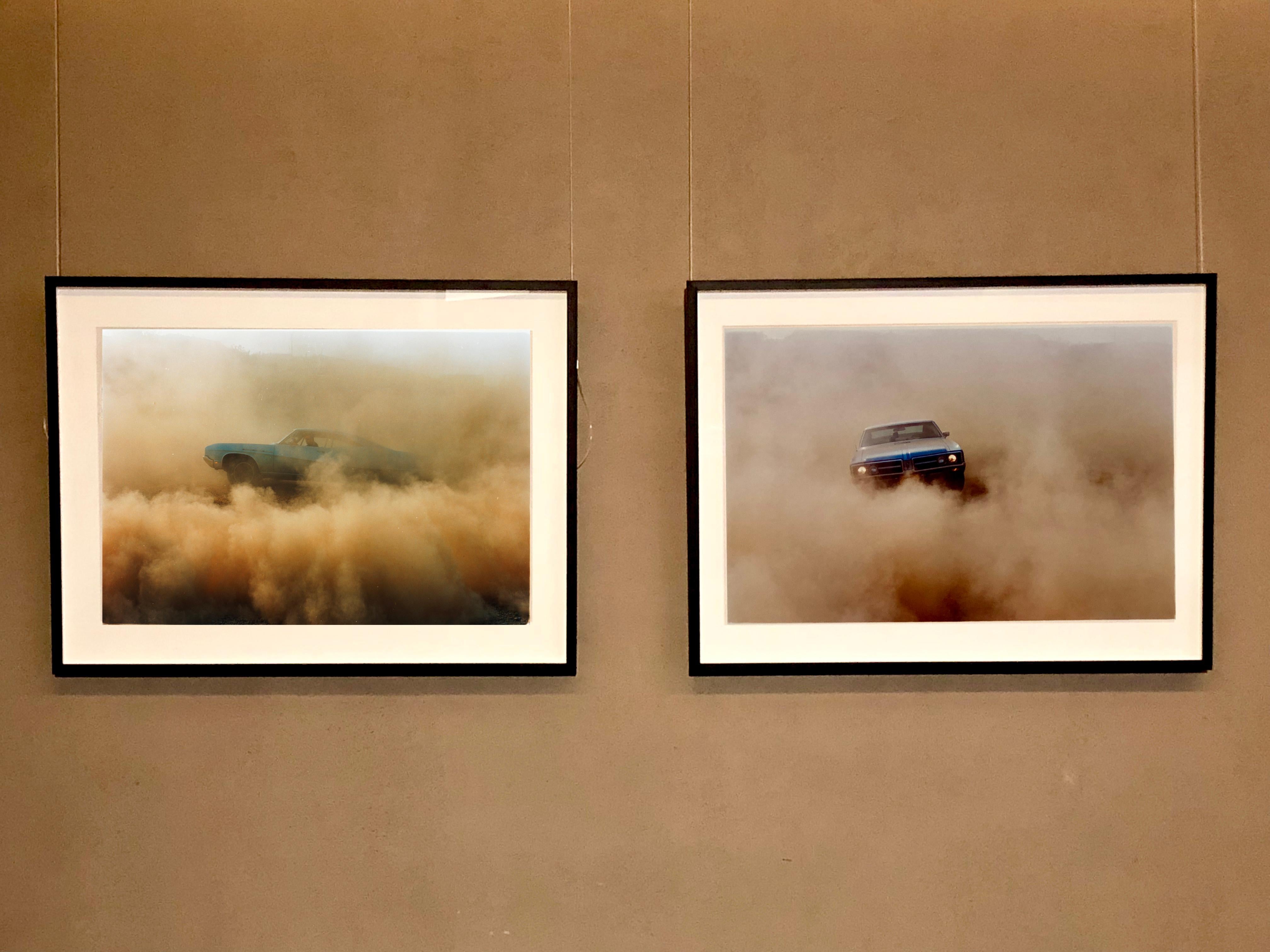 Buick in the Dust I, Hemsby, Norfolk - Car, color photography - Brown Print by Richard Heeps