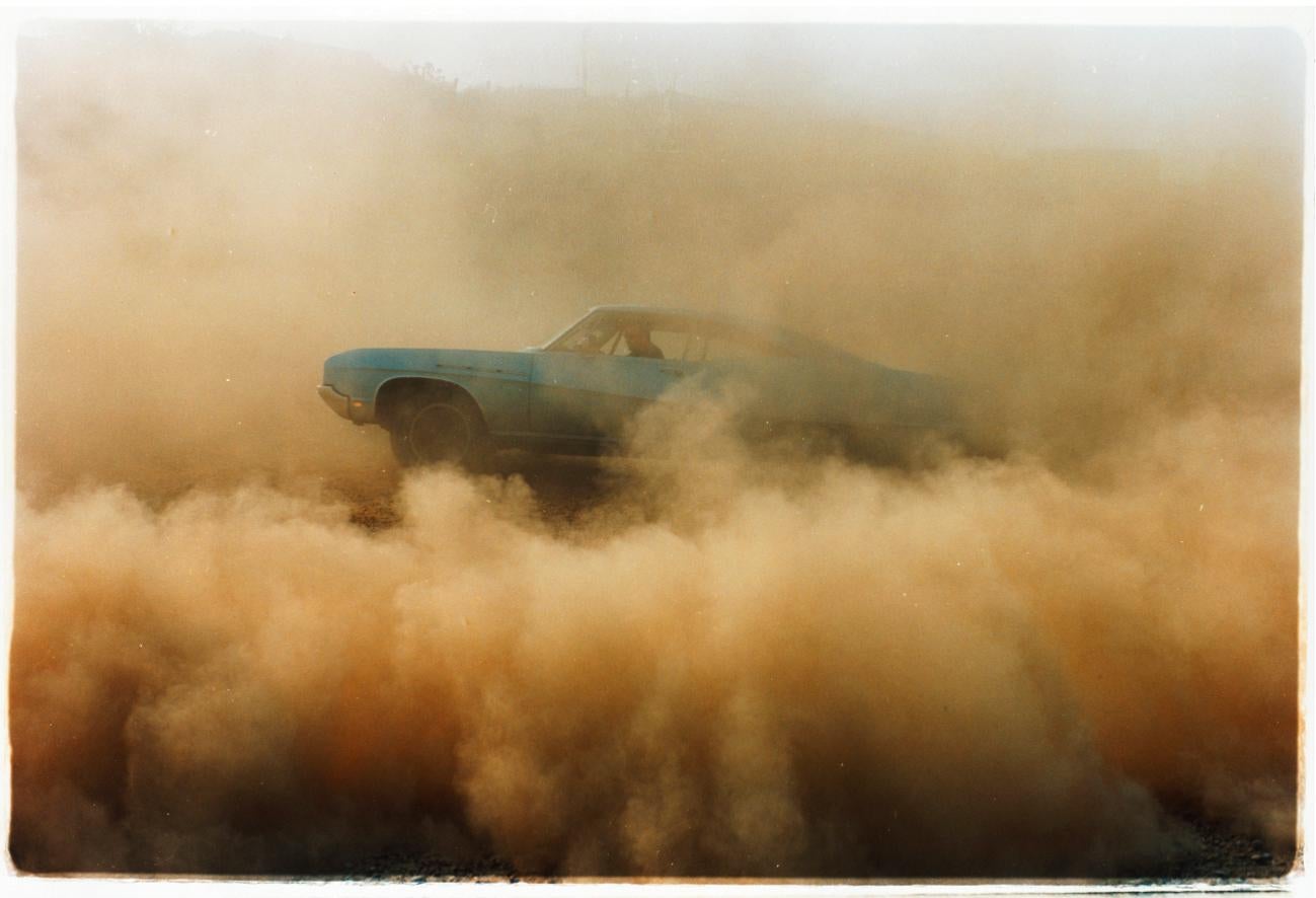 Richard Heeps Color Photograph - Buick in the Dust I, Hemsby, Norfolk - Car, color photography