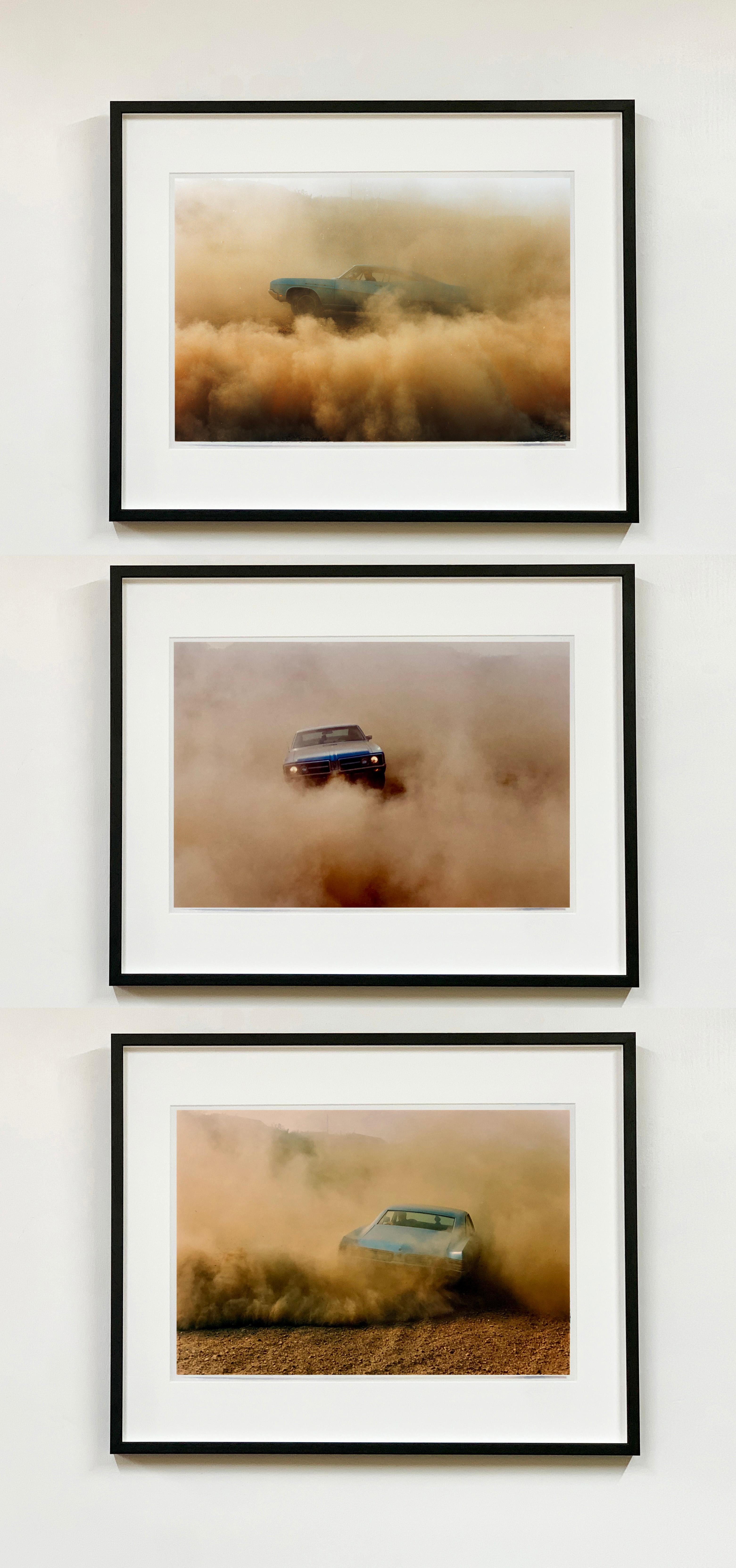 'Buick in the Dust', features an American Car, on a British Beach (Hemsby, Norfolk) driven by a German. Richard spent years honing his skills as a drag racing photographer, a sport he loves which lead his photography career on some amazing journeys.