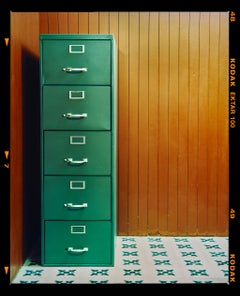 Bunker Filing Cabinet, Ho Chi Minh City - Vintage Interior Photograph Print
