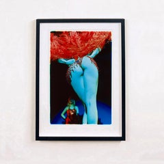 Fotografia incorniciata con ritratto in stile burlesque, Tease-O-Rama, Hollywood, Los Angeles