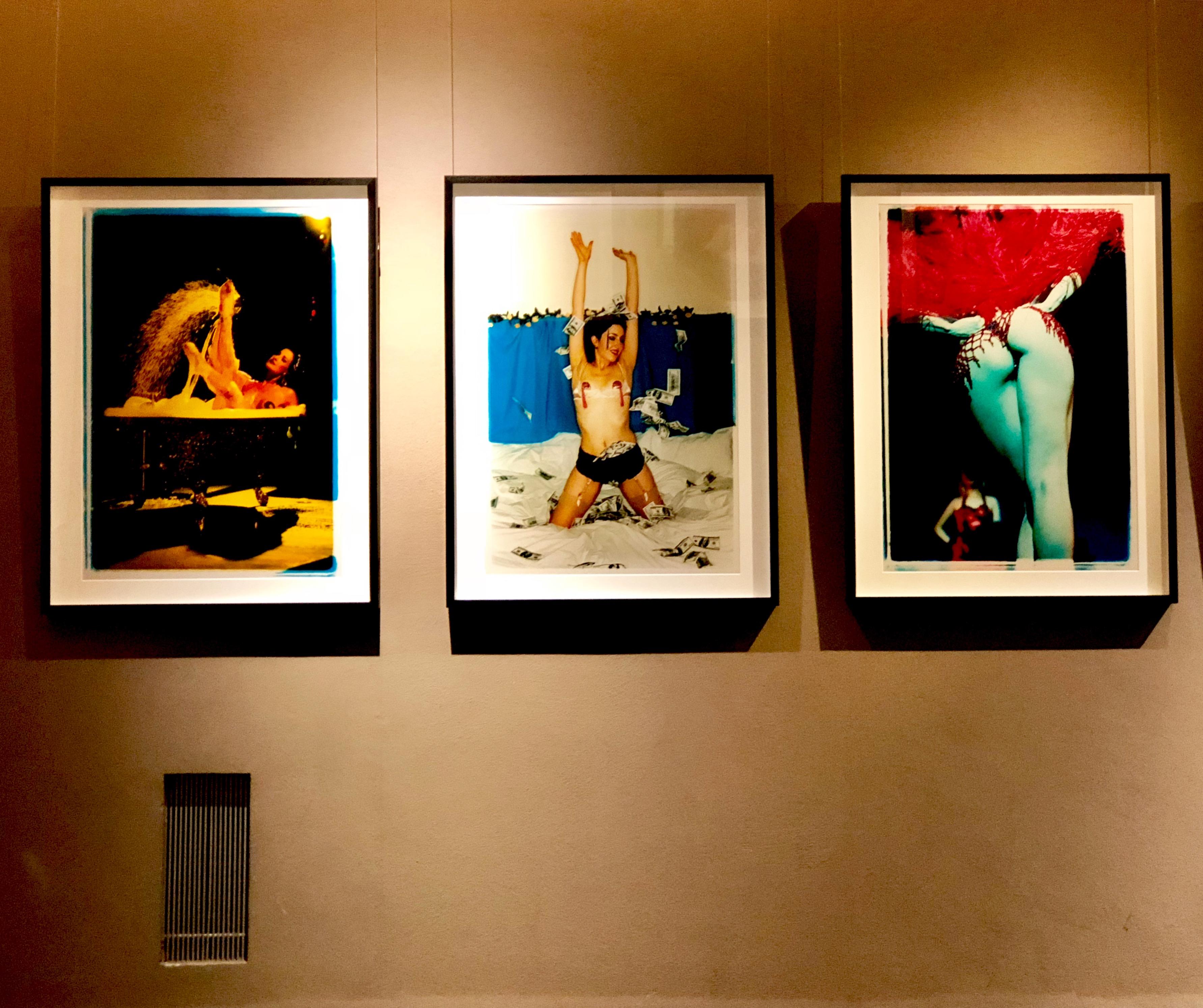 Burlesque Series, Boudoir III, Tease-O-Rama, Hollywood, Los Angeles  - Black Nude Photograph by Richard Heeps