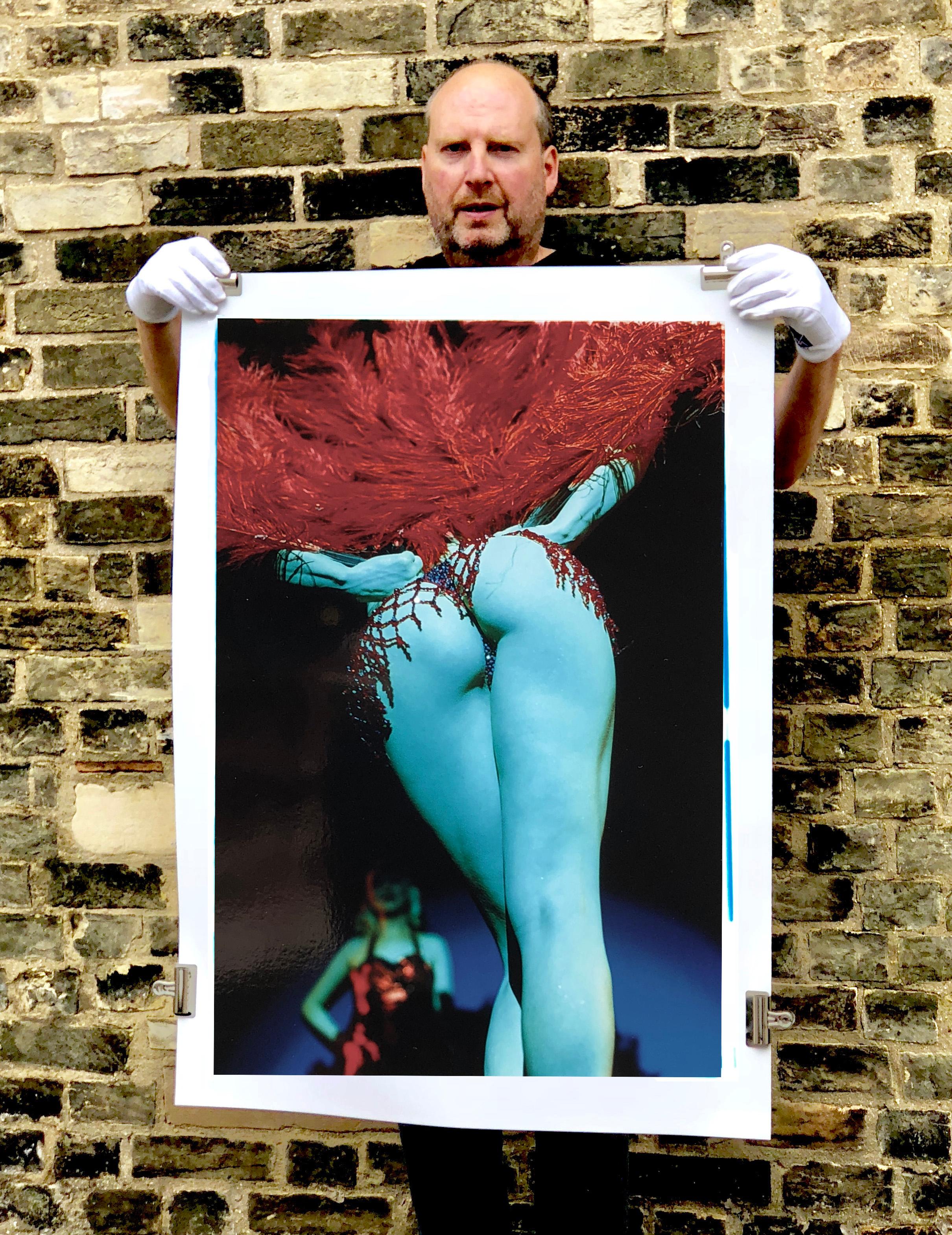 Richard Heeps became well-known for his Burlesque Photography after he spent 2003 capturing performances in Britain & America. He spent a lot on time with his subjects on a number of occasions, building close relationships with them resulting in