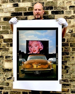 Cadillac at the Drive-In, Goodwood - Vintage Lifestyle Color Photograph