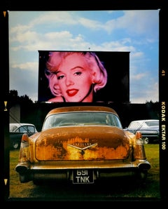 Cadillac at the Drive-In, Goodwood - Vintage Lifestyle Color Photograph