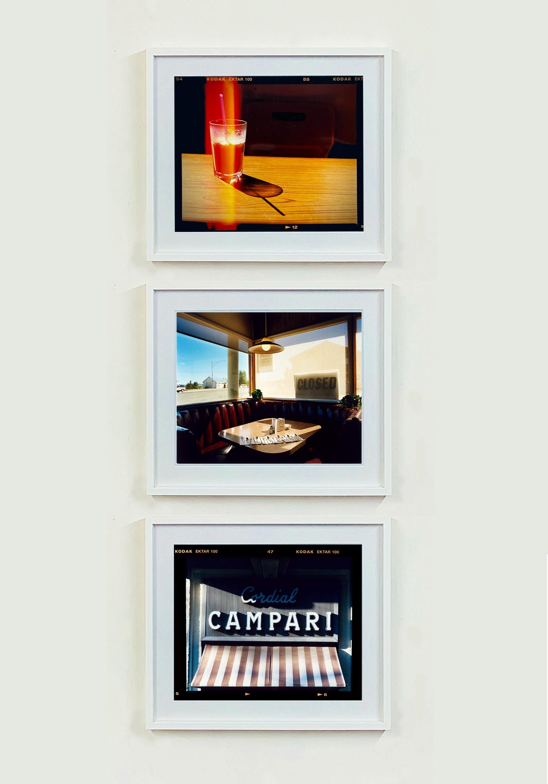 Café Culture Trio - Three framed colour photographs - Photograph by Richard Heeps