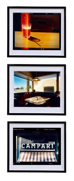 Café Culture Trio - Three framed colour photographs