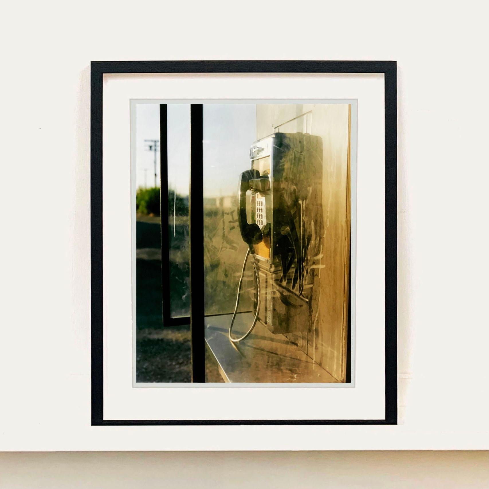 Call Box, Salton City, California - American Color Photography - Print by Richard Heeps