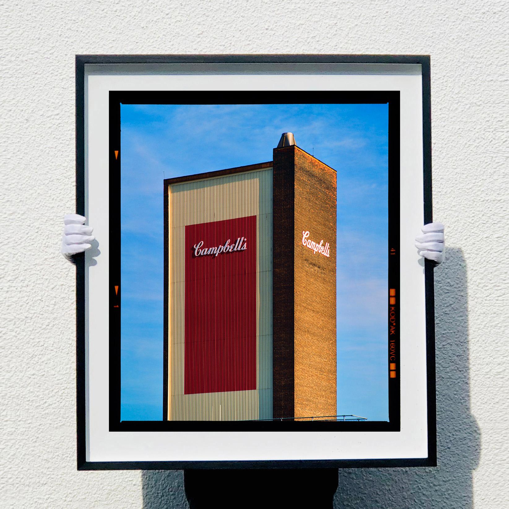 Campbell's Soup, iconic British architecture of their first UK factory. Photograph by Richard Heeps.

This artwork is a limited edition of 25, gloss photographic print, accompanied by a signed and numbered certificate of authenticity.

We recommend