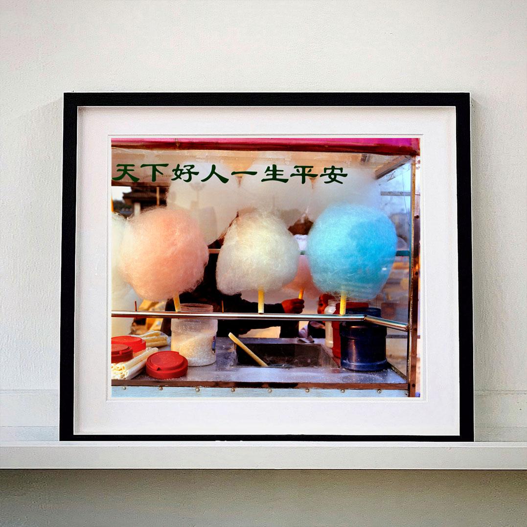 Candy Floss was taken by Richard Heeps when travelling in China. The street food vendor with pops of colour and the layers of detail draw you in. The Chinese Writing does not say 'candy floss/cotton candy for sale' as you might expect, it says