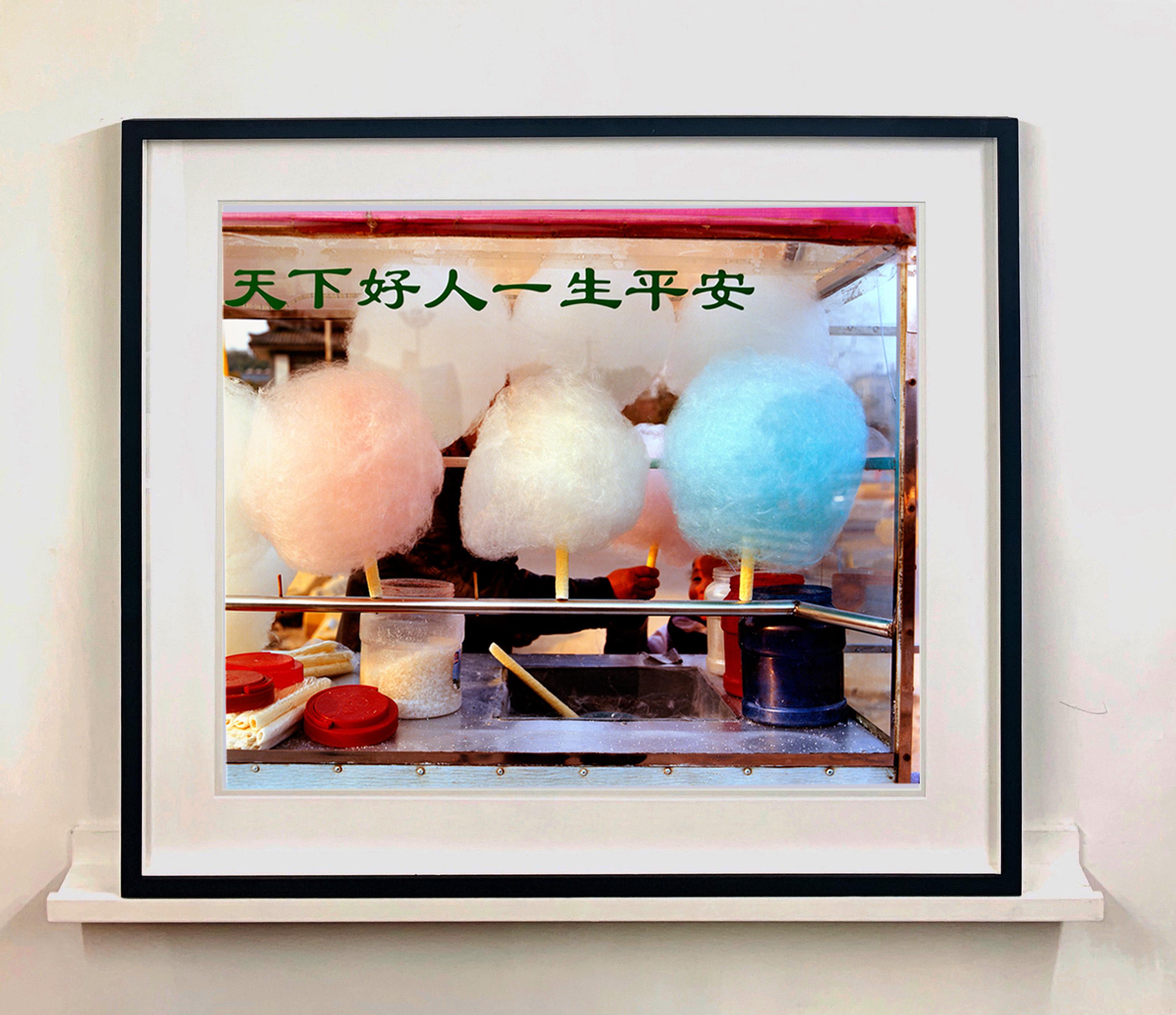 Candy Floss, Xuzhou, Jiangsu - Gray Color Photograph by Richard Heeps