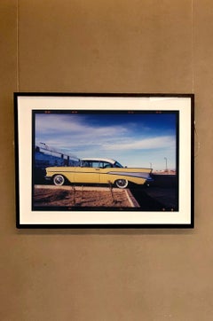 Chevy at the Diner, Bisbee, Arizona - American Color Photography