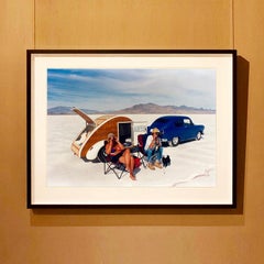 Christine's '52 Henry J & Teardrop Caravan, Bonneville, Utah - Photographie couleur