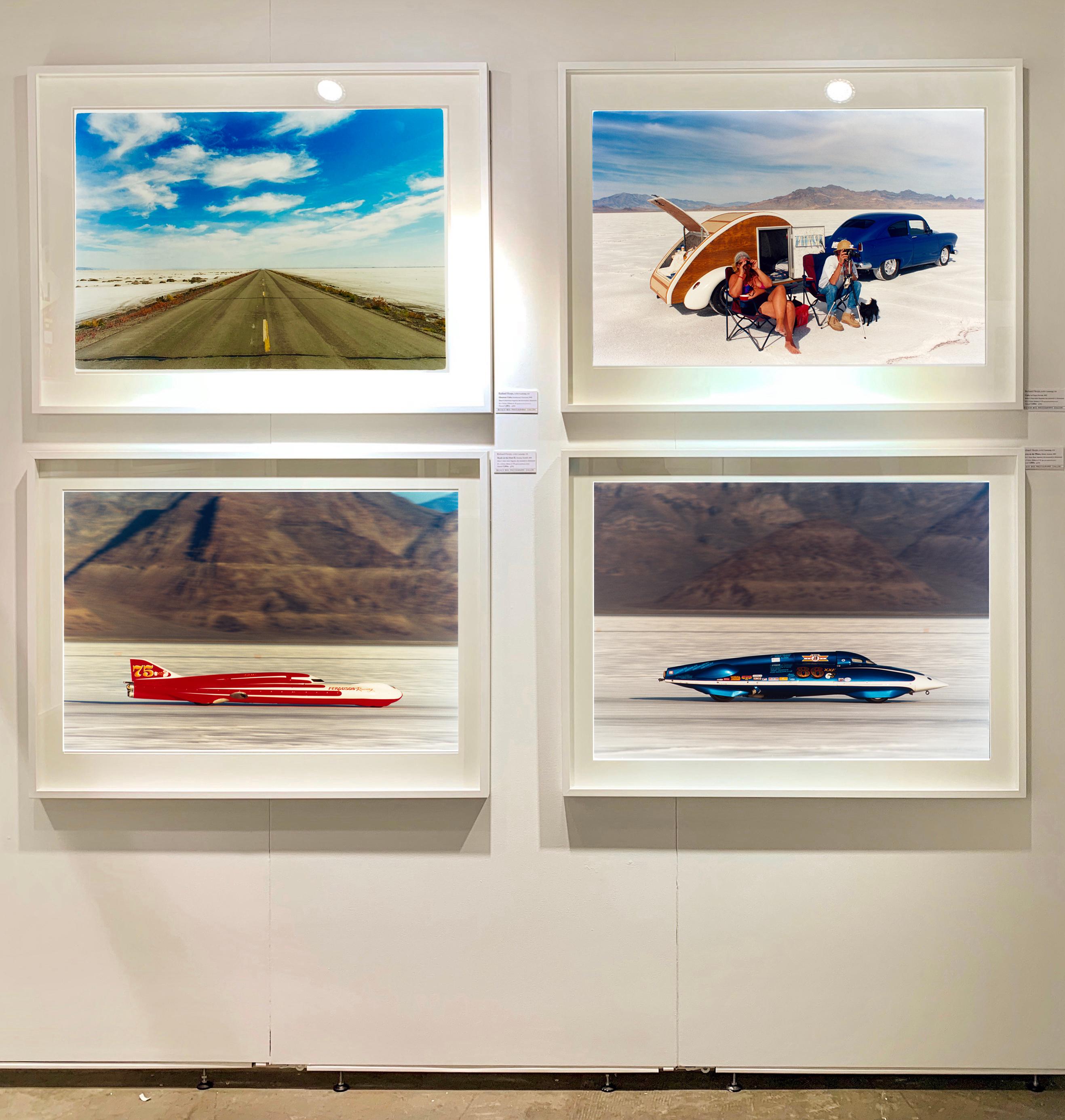 Christine's '52 Henry J & Teardrop Caravan, Bonneville, Utah - Color photography For Sale 1