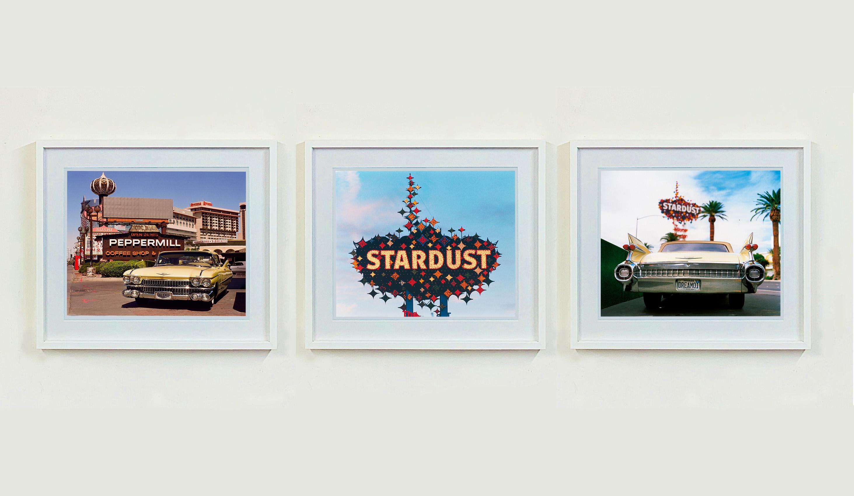 Richard Heeps Color Photograph - Classic Las Vegas Trio - Three framed photographs of vintage Las Vegas