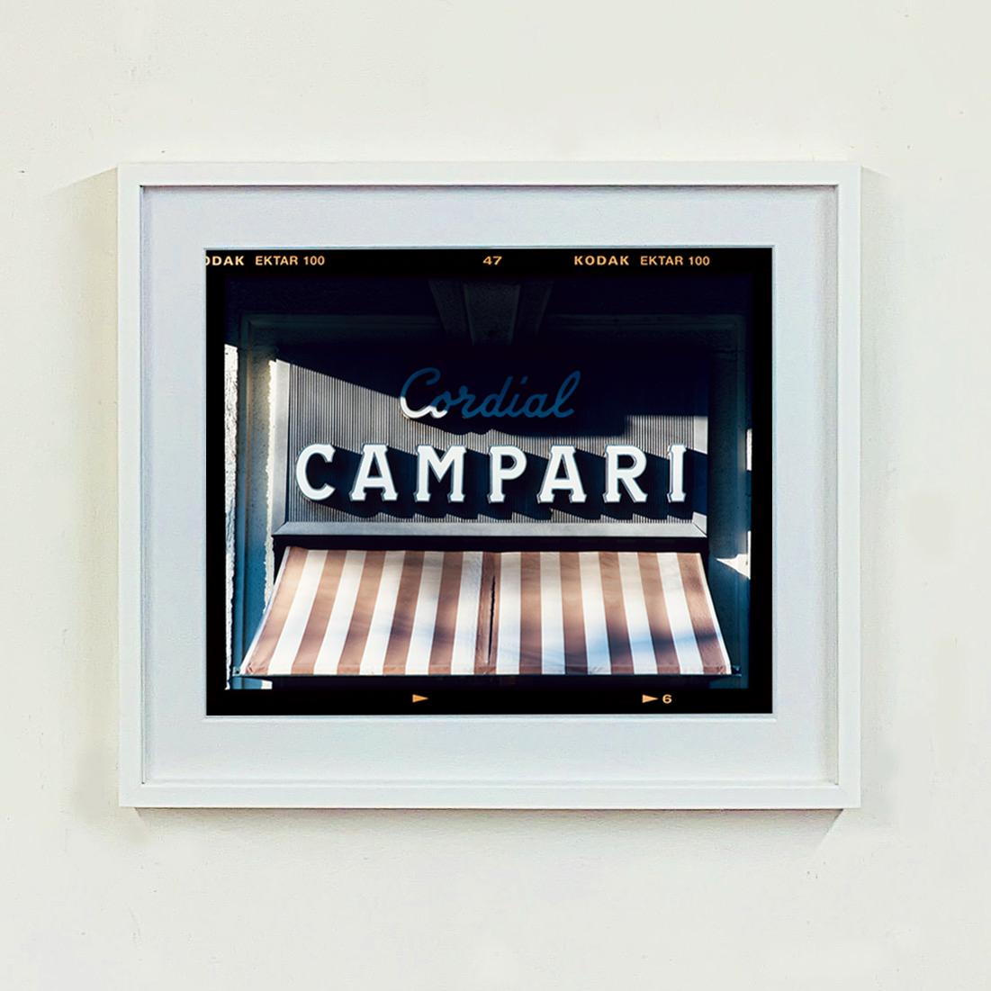 Cordial Campari, photograph from from Richard Heeps series, 'A Short History of Milan' which began in November 2018 for a special project featuring at the Affordable Art Fair Milan 2019 and the series is ongoing.

There is a reoccurring linear,