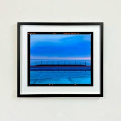 Craig y Don Pool Landscape, Llandudno - Shades of blue waterscape color photo