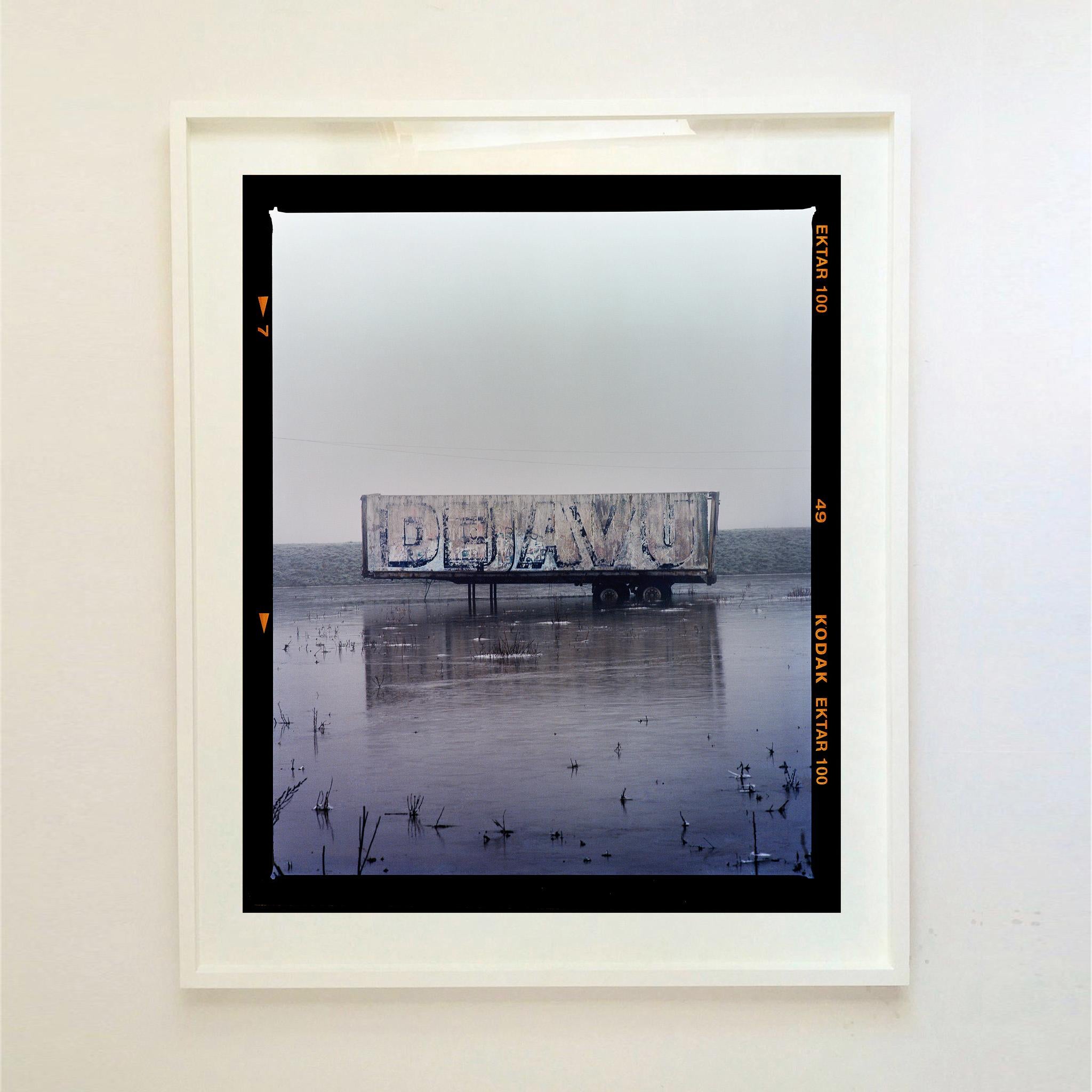 DEJAVU Trailer, captured on a frosty winter morning, on one of Richard's many visits, capturing the trailer in the fen landscape as it changes with the seasons. Richard is well known for his unique compositions of typography photography.

This