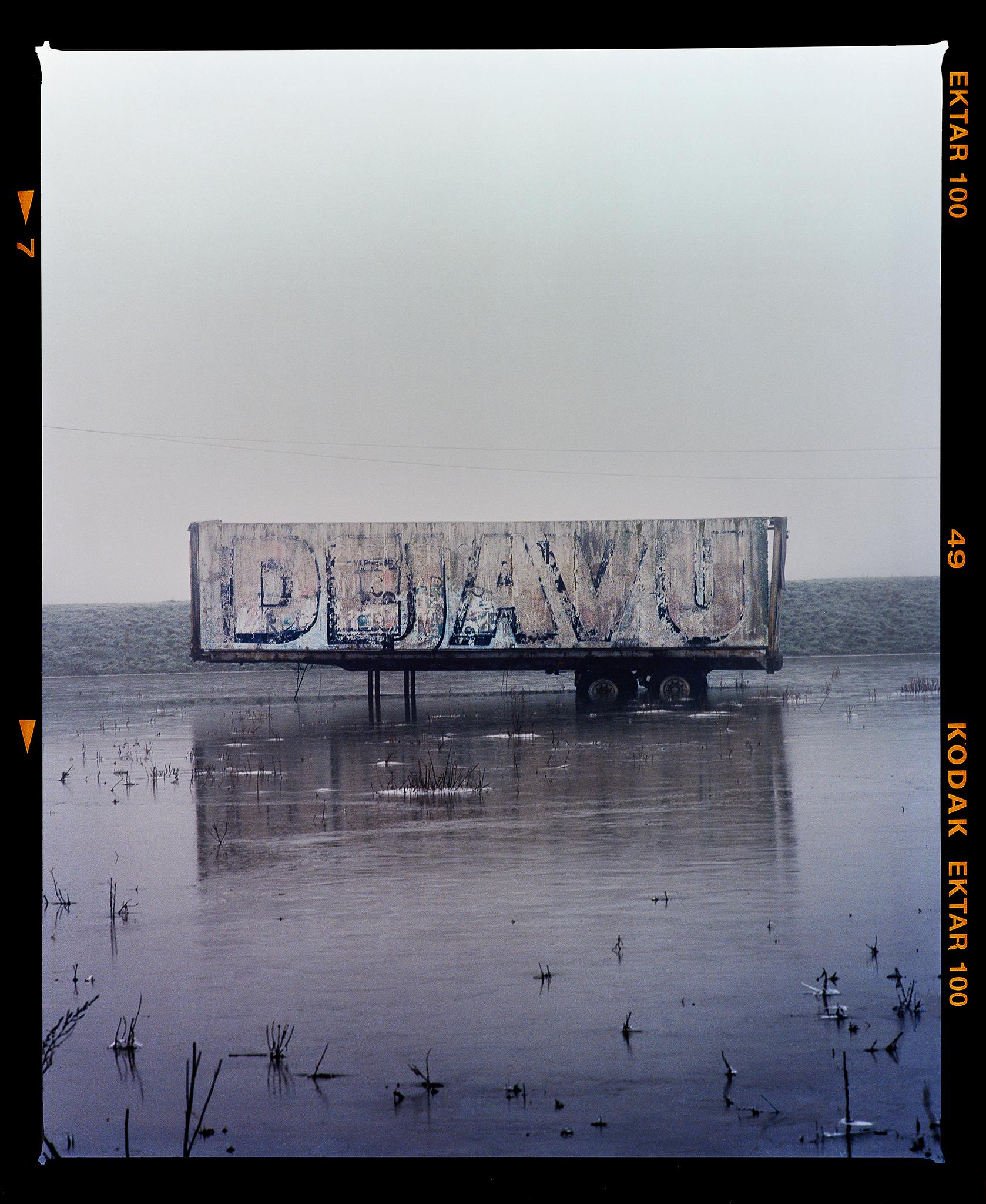 Richard Heeps Color Photograph - DEJAVU Trailer III, Cambridgeshire - British Landscape Photograph