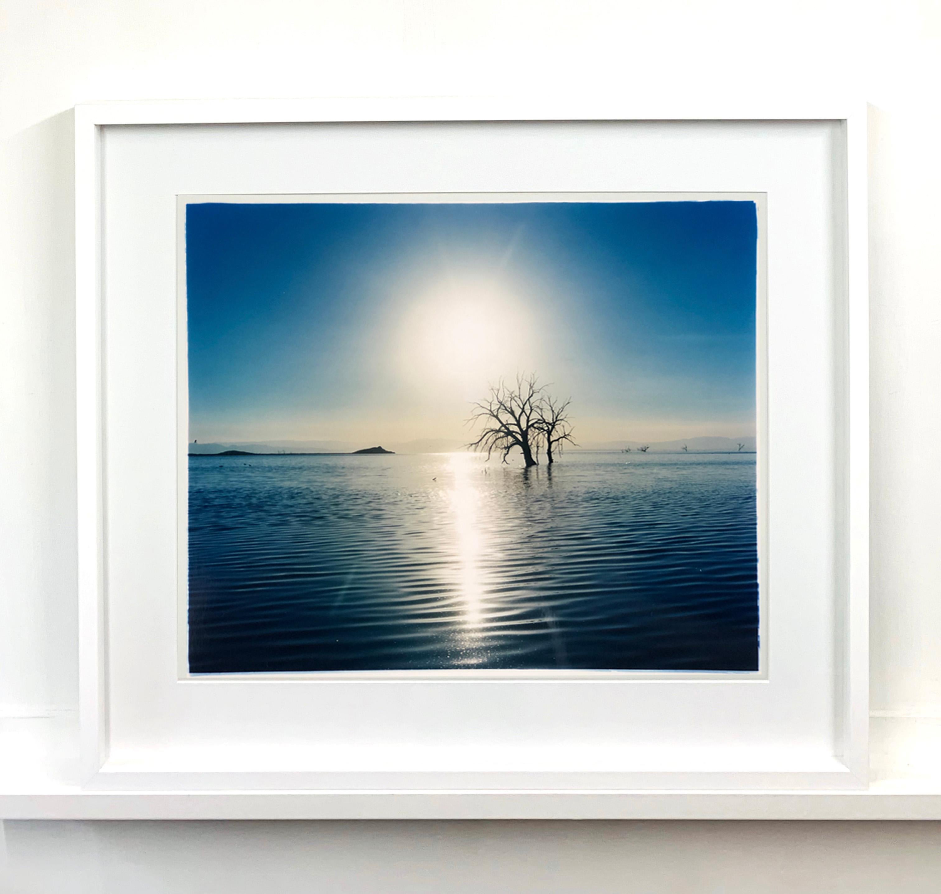 Desert Oasis Series of Eight - American Waterscape & Landscape Blue Color Photo - Photograph by Richard Heeps