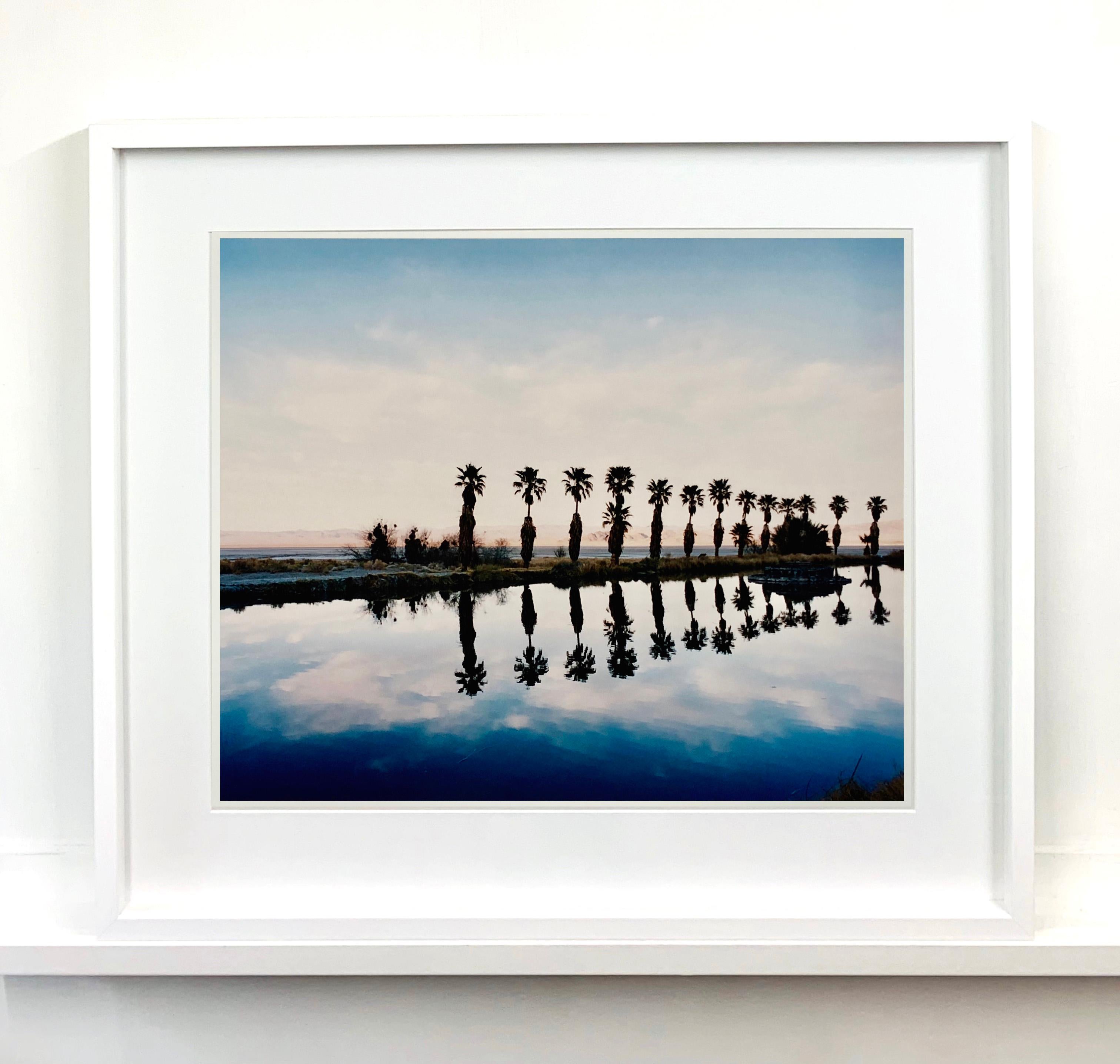 Desert Oasis Series of Eight - American Waterscape & Landscape Blue Color Photo For Sale 3