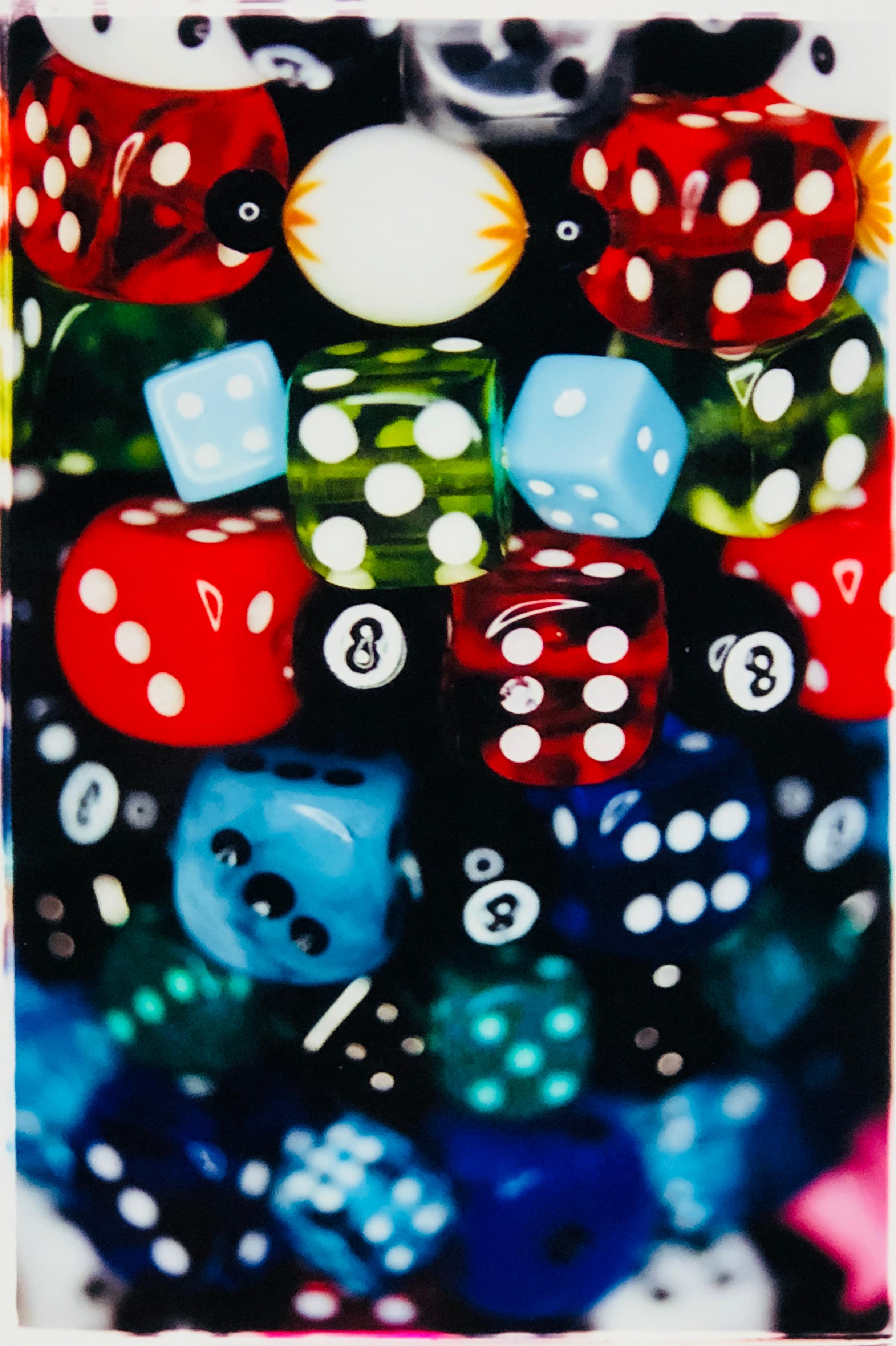 Richard Heeps Color Photograph - Dice I, Hemsby, Norfolk - Pop art contemporary color photography
